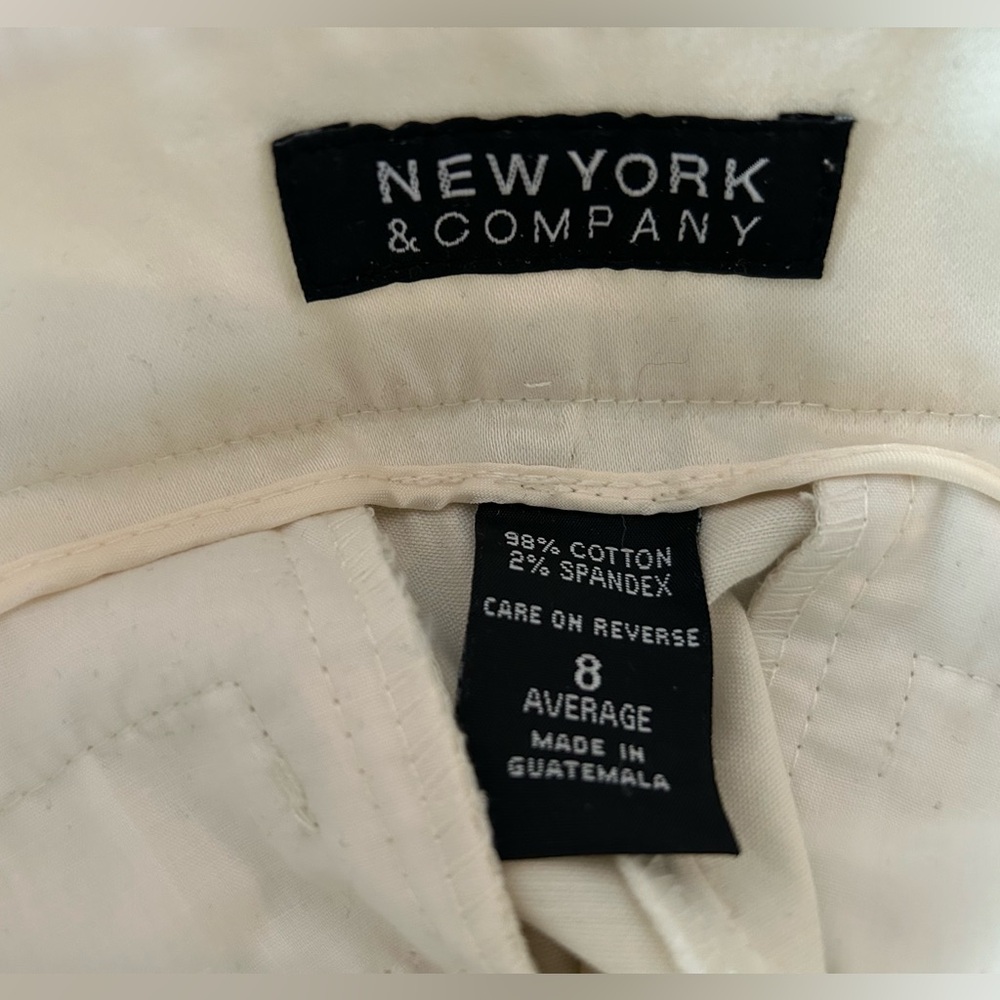 New York and company slacks - off white - Picture 2 of 5